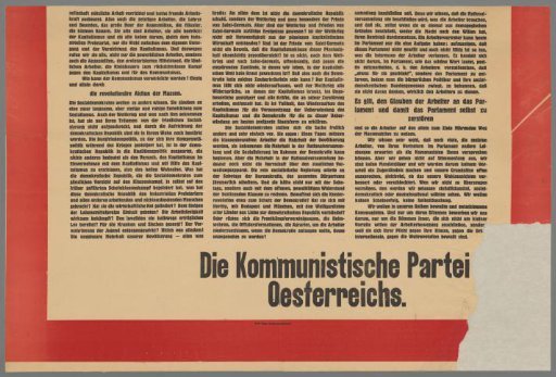 Workers and Working Women (...) The Communist Party of Austria.