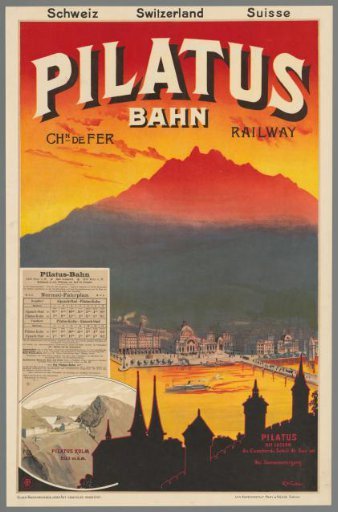 Pilatus Bahn, chn de fer, railway. Pilatus bei Luzern.