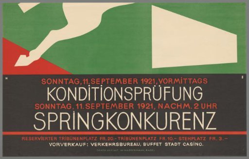 Switzerland Racing Club / Basel Section... St. Jakobsmatt (...) condition test, jumping competition