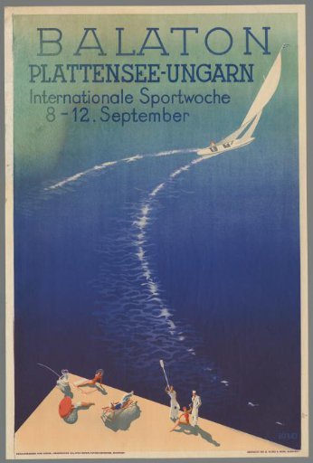 Balaton Plattensee-Hungary. International Sports Week 8-12 September.