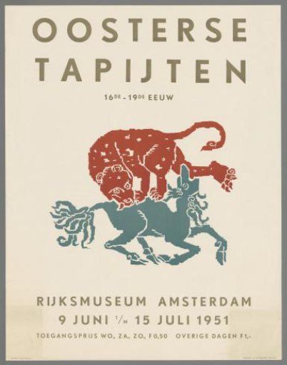 Exhibition at the Rijksmuseum: Oriental Carpets 16th - 19th Century, 1951