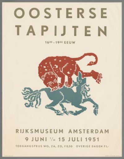 Exhibition at the Rijksmuseum: Oriental Carpets 16th - 19th Century, 1951