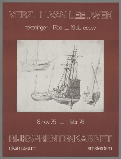 Collection H. van Leeuwen, Drawings 17th-19th century, November 8, 1975 to February 1, 1976, Rijksmuseum Amsterdam.