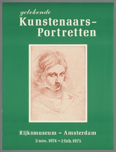 Drawn Artist Portraits, Rijksmuseum Amsterdam, November 2, 1974 to February 2, 1975