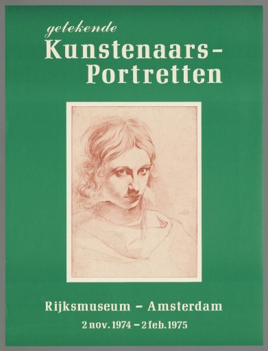 Drawn Artist Portraits, Rijksmuseum Amsterdam, November 2, 1974 to February 2, 1975