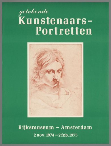 Drawn Artist Portraits, Rijksmuseum Amsterdam, November 2, 1974 to February 2, 1975