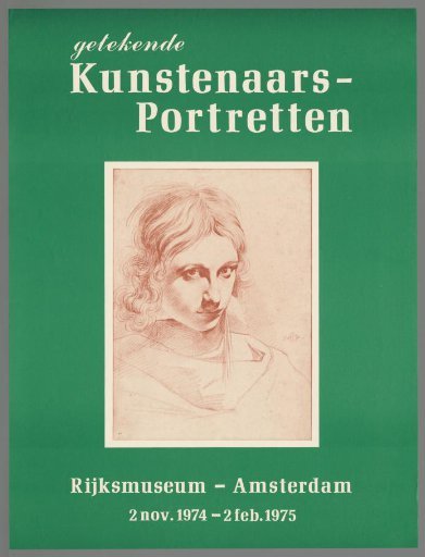 Drawn Artist Portraits, Rijksmuseum Amsterdam, November 2, 1974 to February 2, 1975