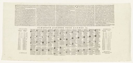 Review of the year 1702 and calendar of 1703