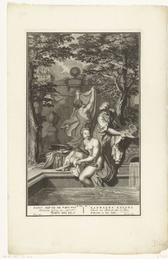 Bathsheba taking a bath
