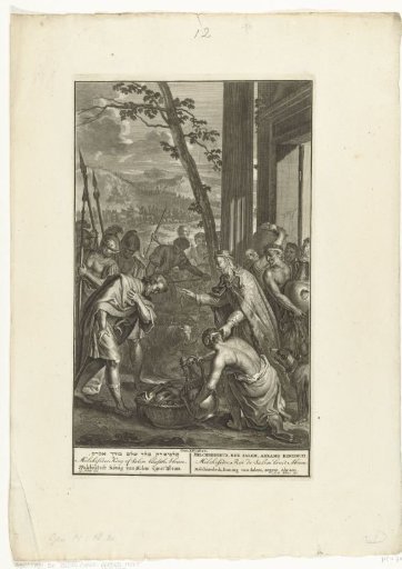 Melchizedek blesses Abraham at Salem