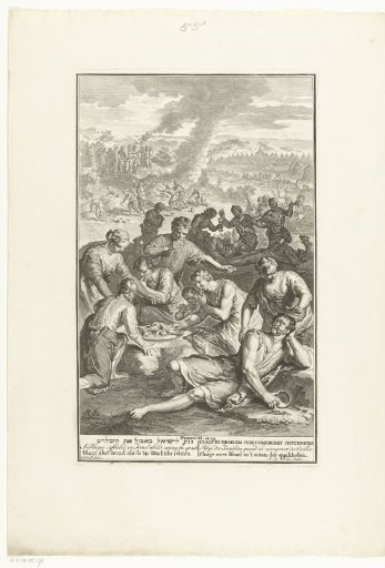 Israelites fall ill from the quails they eat