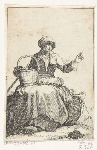 Seated Old Peasant Woman