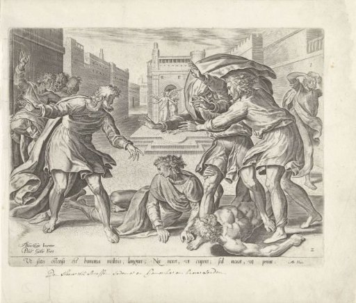 The Men of Sodom Struck with Blindness