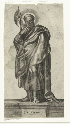 Saint Jude Thaddeus with a halberd