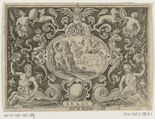 Atlas Transformed into a Mountain by Perseus