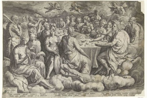 Banquet of the Gods at the Wedding of Peleus and Thetis