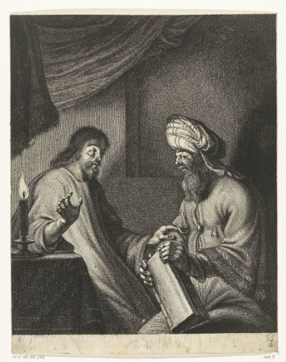 Christ in Conversation with Nicodemus