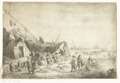 Fish market in Scheveningen