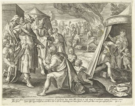 Achan Accused of Theft: The Seventh Commandment