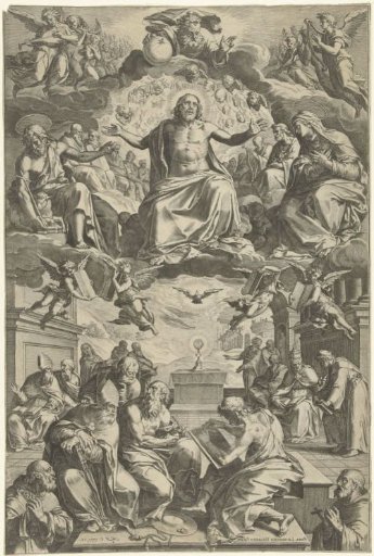 Dispute between the Church Fathers over the Holy Sacrament