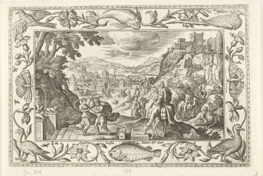 Rebekah and Eliezer at the Well