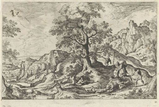 Meleager slays the wild boar