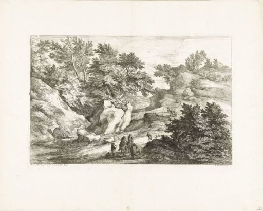 Landscape with Two Riders Asking the Way