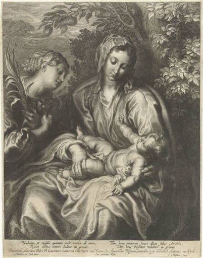 Mary with the Child and Saint Catherine