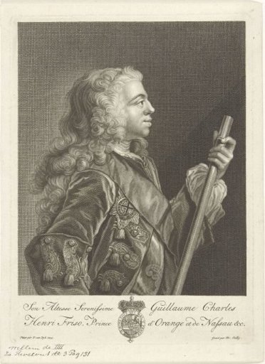Portrait of Willem Karel Hendrik Friso of Orange-Nassau