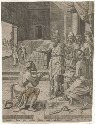 The King forgives the debt of the servant