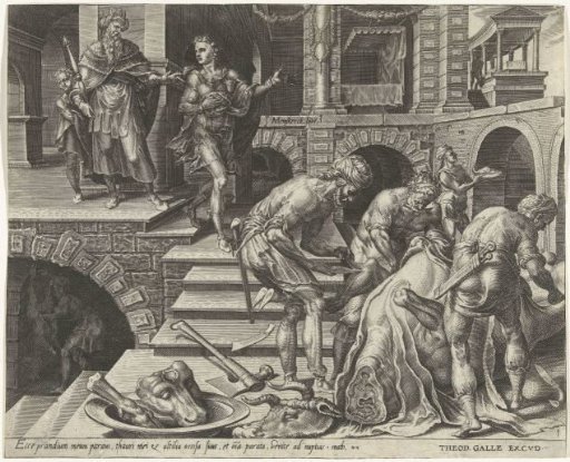 Preparations for the wedding feast