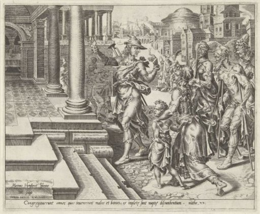 Invitation for the sick and poor