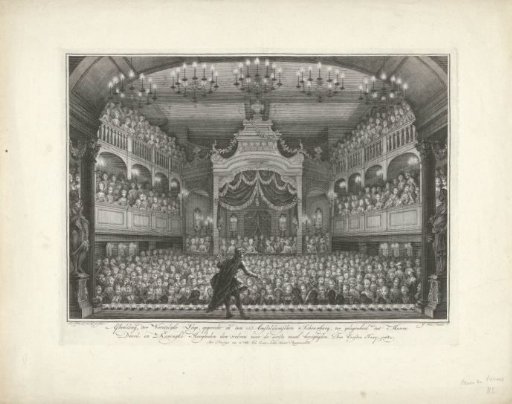 Royal Box in the Theatre on the Keizersgracht in Amsterdam, 1768