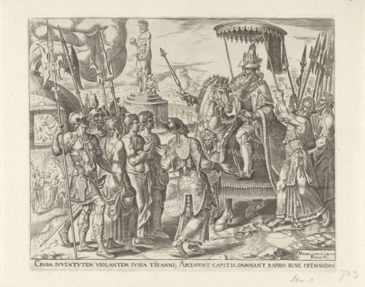 Shadrach, Meshach, and Abednego Before King Nebuchadnezzar