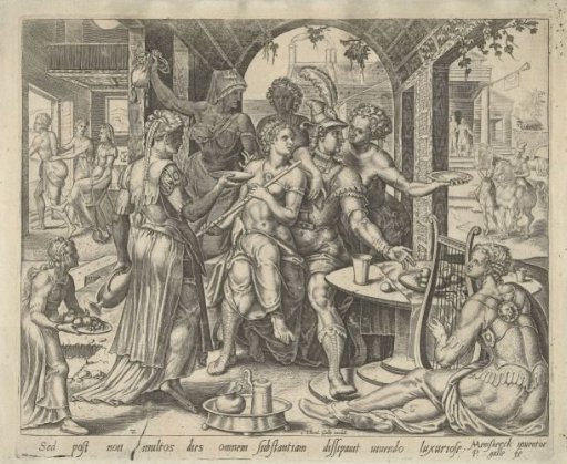 Prodigal Son Squandering His Inheritance