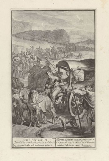 The body of Jacob is brought to Canaan