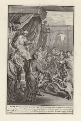 Moses and Aaron before the Pharaoh