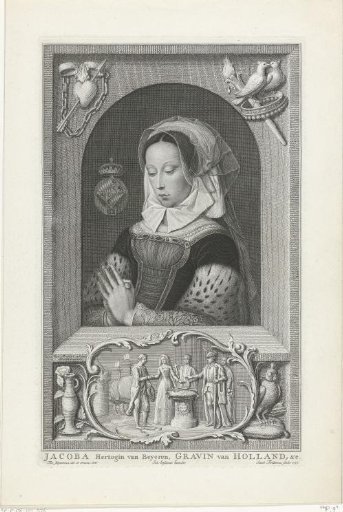 Portrait of an unknown praying woman depicted as Jacoba of Bavaria