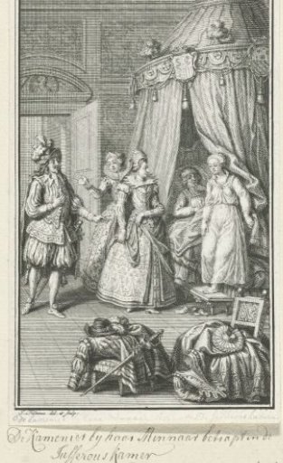 Lovers Caught in a Bedroom