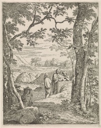 Three men in conversation