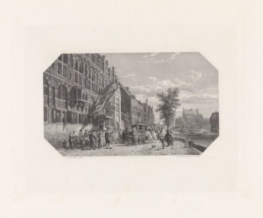 Schuttersdoelen in Amsterdam, ca 1650