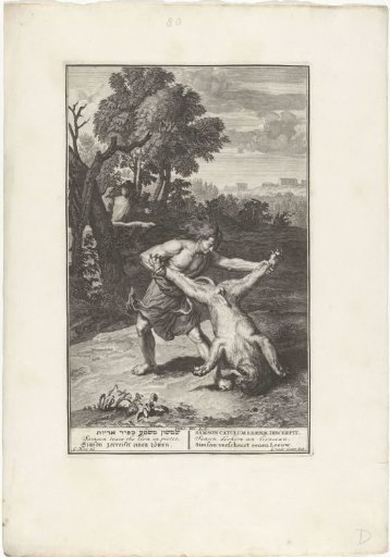 Samson Fights with a Lion
