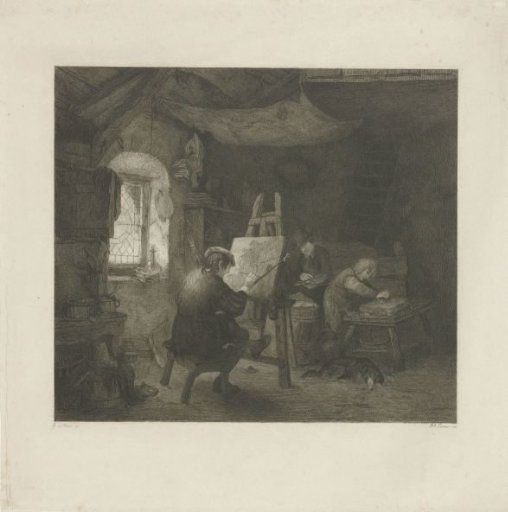 Painter in his Studio