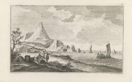 Ships departing off the coast