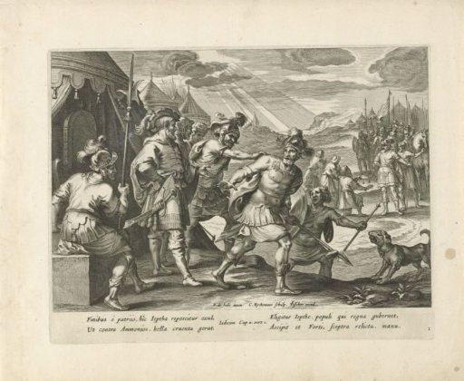 Jephthah driven away by his brothers