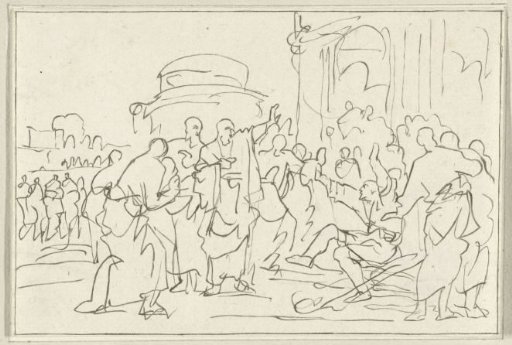 Peter and John Heal a Paralyzed Man at the Temple Gate