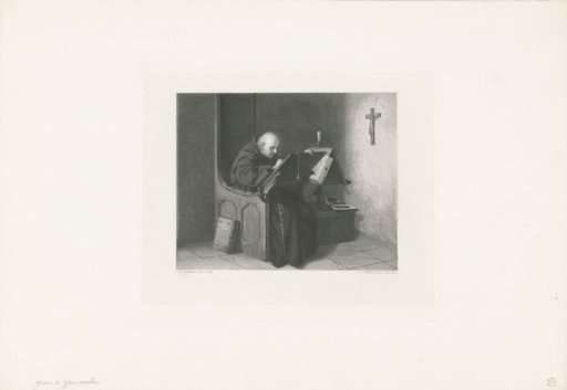 Melis Stoke Writing His Rhymed Chronicle, ca. 1300