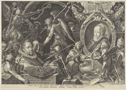 Allegorical Portrait of Bartholomeus Spranger and His Wife Christina Muller