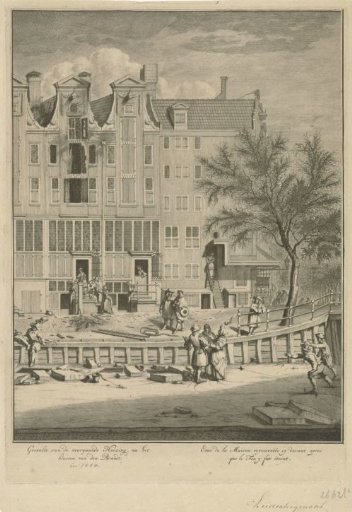 House Burnt Down on the Leidsegracht, 1684