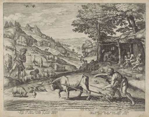 Cain and Abel as Farmer and Shepherd